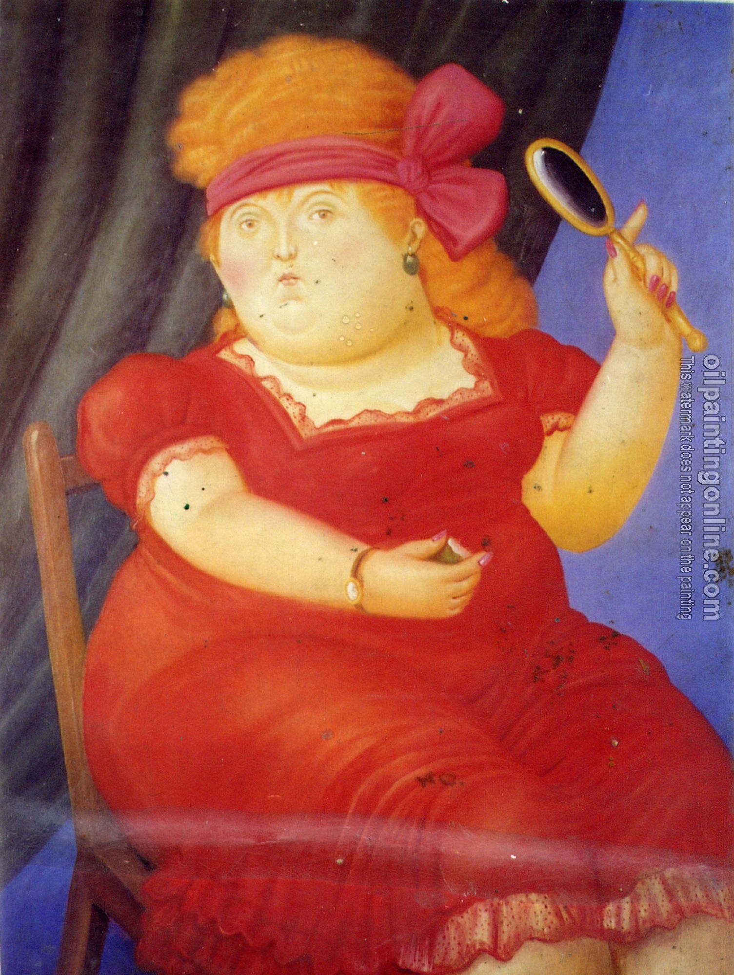 Botero, Fernando - Abstract oil painting.